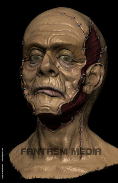 Brian Steward 11" x 17" Poster Print  - Frankenstein's Monster - Fantasm Media
