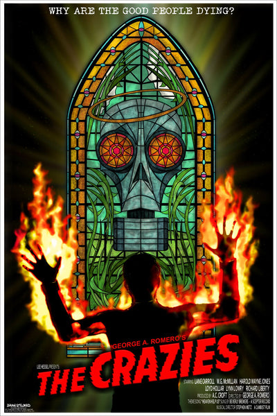 The Crazies Officially Licensed Poster - Signed and Numbered Original Art Poster by Brian Steward - Fantasm Media