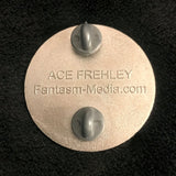 Official Ace Frehley Enamel Pin (Blue Glitter) - LIMIT ONE PER CUSTOMER - Fantasm Media