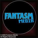 Fantasm Media Blue logo 1.5" Button - Fantasm Media