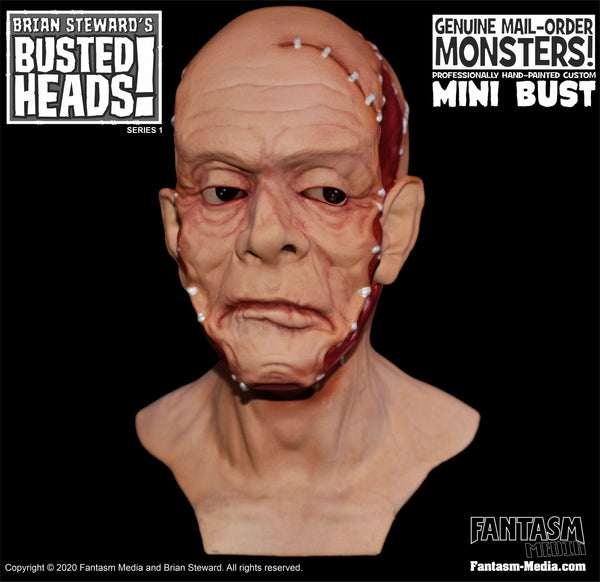 Busted Heads - Frankenstein's Monster Mini Bust - Fantasm Media