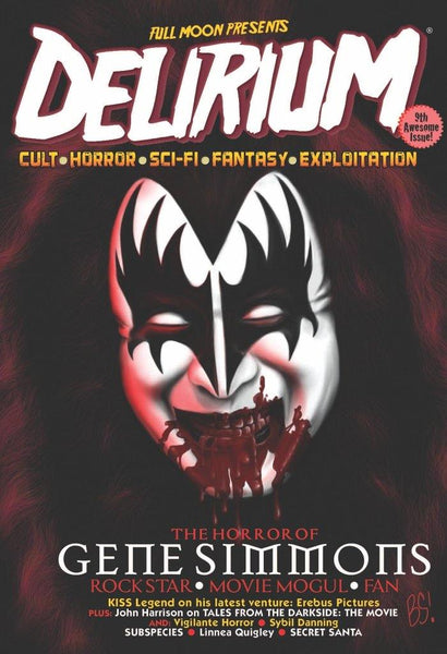 Gene Simmons - Delirium Magazine #9 (cover art and interview by Brian Steward) - Fantasm Media