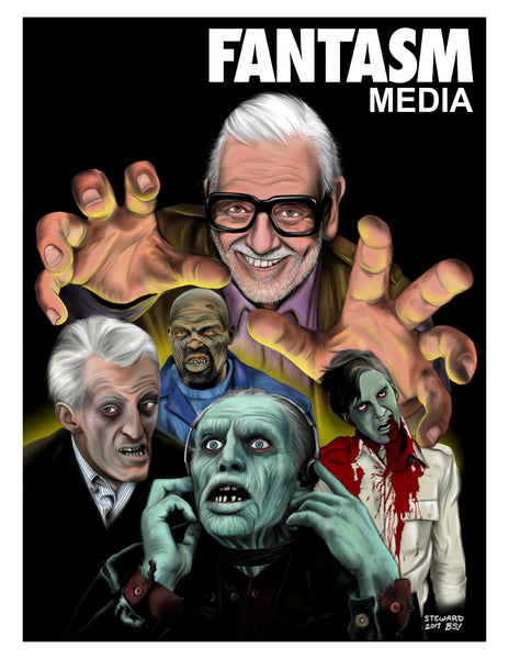 Fantasm Presents #1 George A. Romero Limited Edition Cover Art Print - Fantasm Media