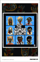 LIMITED QTY. WAREHOUSE FIND! Brian Steward 11" x 17" Poster Print  - The Zombie Bunch - Fantasm Media