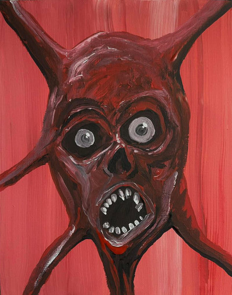 Original Acrylic Painting by Brian Steward - The Joy of Hell - Fantasm Media